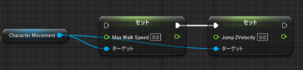 [CharactorMovement]からのノード接続